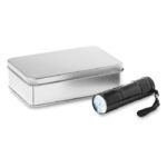 Metalowa latarka z 9 LED - obrazek 2