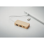 3-portowy bambusowy hub USB - obrazek 7