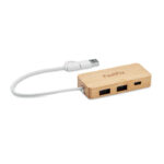 3-portowy bambusowy hub USB - obrazek 4