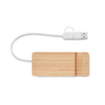 4-portowy bambusowy hub USB - obrazek 2