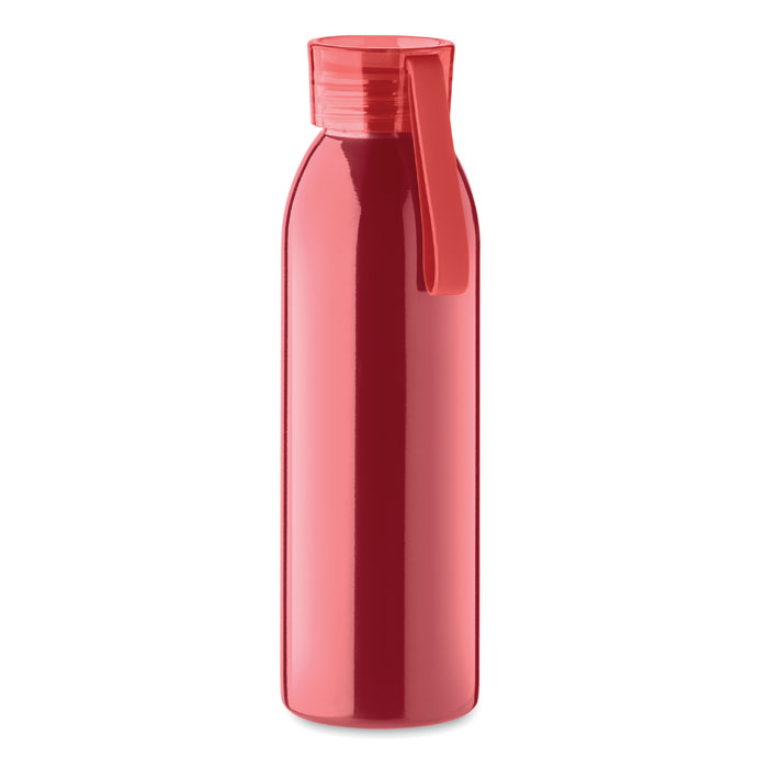Stalowa butelka na wodę 650 ml z silikonową zawieszką