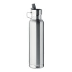 Butelka termiczna 660 ml ze stali z recyklingu ze słomką