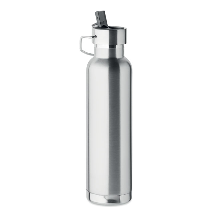 Butelka termiczna 660 ml ze stali z recyklingu ze słomką