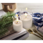 Świeca woskowa LED w szkle - obrazek 8