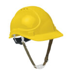 Kask ochronny budowlany z regulacją, niebieski