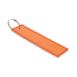 Tekstylny brelok do kluczy remove before flight, czarny