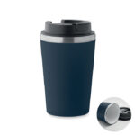 Dwuścienny kubek z ceramiczną powłoką i stalą z recyklingu, 350 ml
