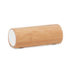 Bambusowy głośnik bluetooth stereo, walec