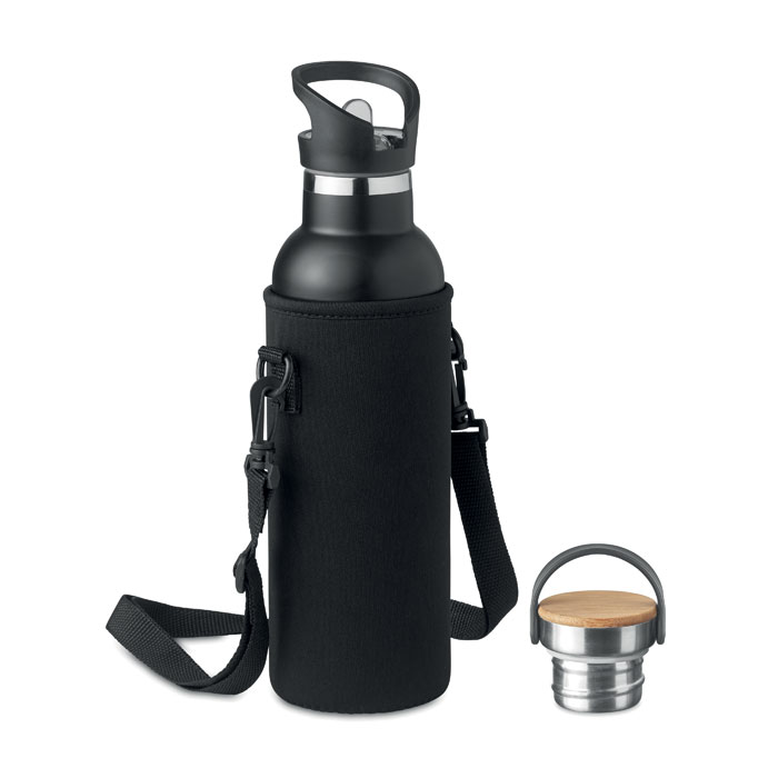 mo6366-03 Izolowany termos ze stali 700 ml ze słomką i torbą