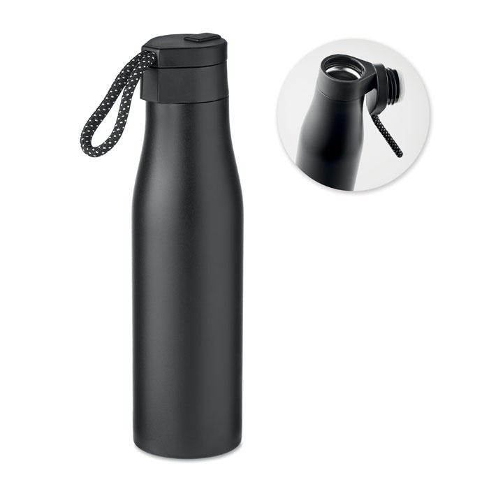 Dwuścienny termos ze stali 600 ml z magnetyczną pokrywką