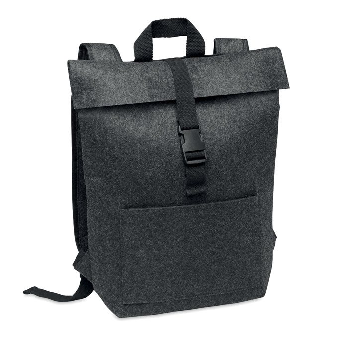 mo6456-15 Plecak na laptopa z filcu RPET, kamienny szary
