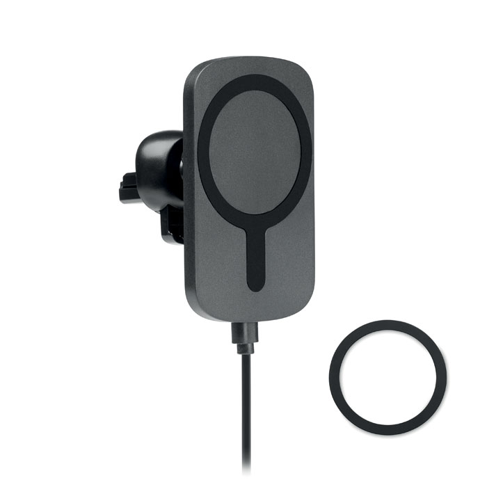 mo6472-03 Magnetyczna ładowarka indukcyjna do samochodu z uchwytem na kratkę