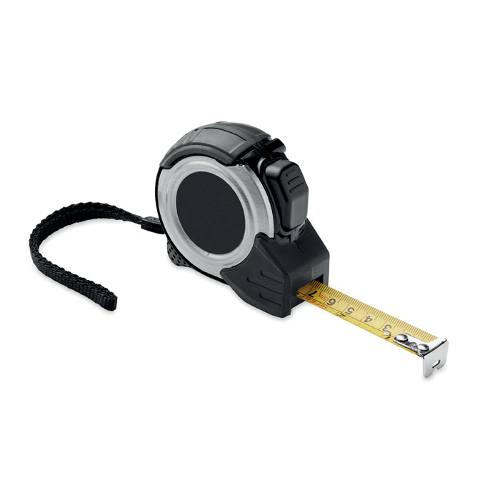 mo6521-03 Miarka 5 m z gumową obudową, metalowy klips na pasek