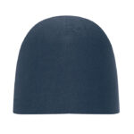 Cienka bawełniana czapka beanie w kolorze czarnym