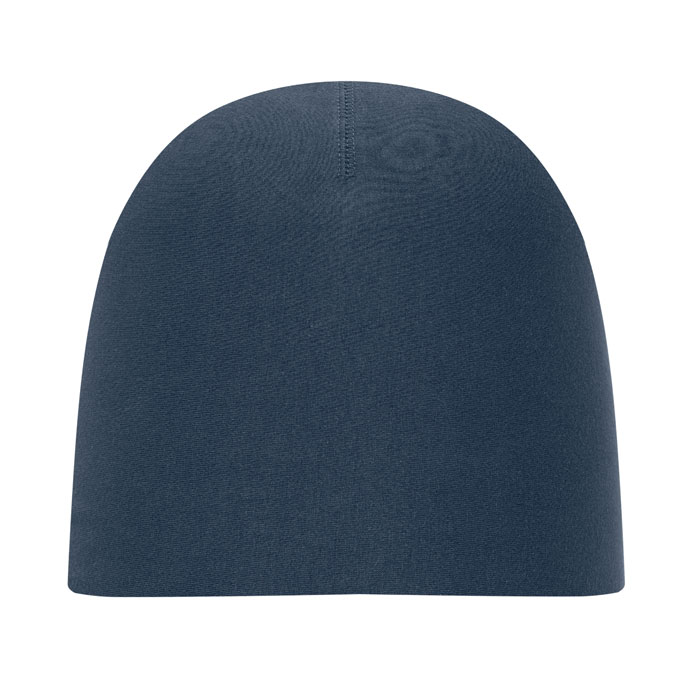 Cienka bawełniana czapka beanie w kolorze czarnym