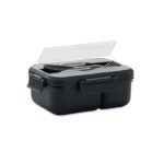 Lunch box ze sztućcami z PP - obrazek 2