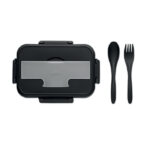 Lunch box ze sztućcami z PP - obrazek 3