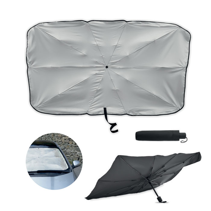 mo6783-03 Parasol samochodowy ze srebrną podszewką na szybę
