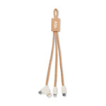 Kabel do ładowania 3 w 1 korek - obrazek 2