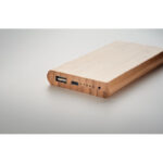 Bambusowy power bank 6000 mAh - obrazek 5