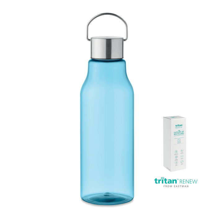 mo6962-23 Butelka na wodę z Tritanu Renew 800 ml ze stalową zakrętką