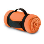 Koc polarowy 180 g/m² z nylonową rączką do przenoszenia, warianty koloru