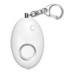 Mini alarm osobisty z zawleczką, biały