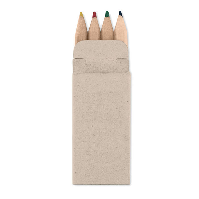 mo8924-13 Cztery mini kredki w kartonowym pudełku