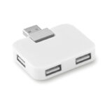 4-portowy hub USB z ABS