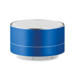 Aluminiowy okrągły głośnik bluetooth z podświetleniem