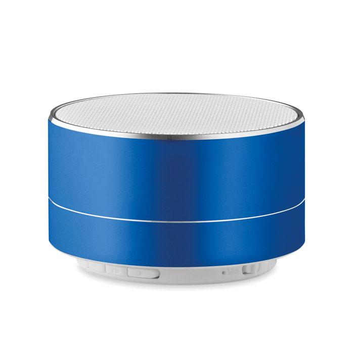 mo9155-37 Aluminiowy okrągły głośnik bluetooth z podświetleniem