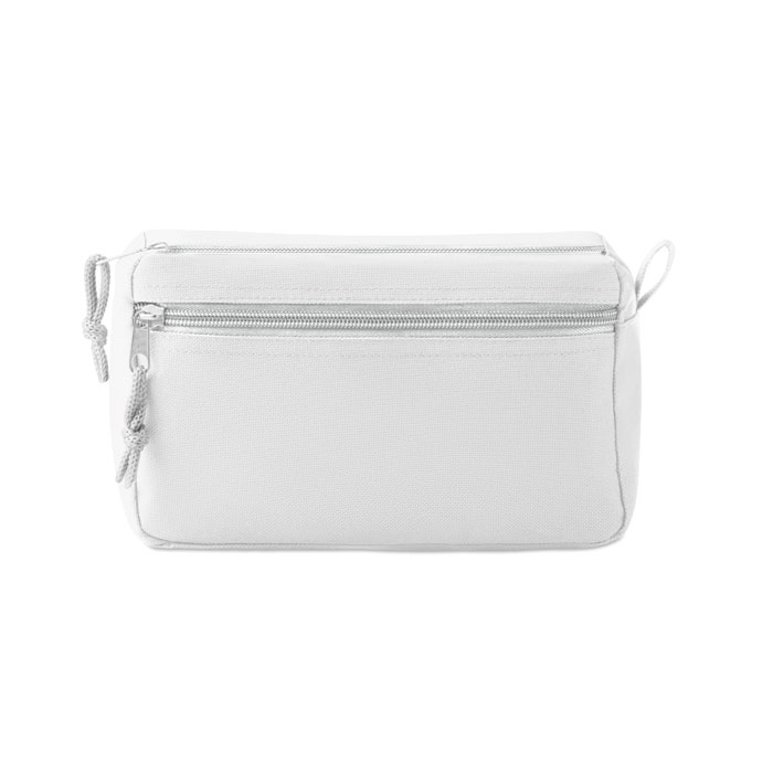mo9345-06 Kosmetyczka z poliestru 600D z podwójnym zamkiem, w pięciu kolorach