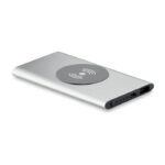 Aluminiowy powerbank indukcyjny 4000 mAh
