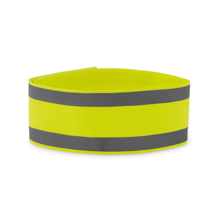 mo9529-70 Odblaskowa opaska sportowa na ramię z Lycry w kolorze fluorescencyjnym
