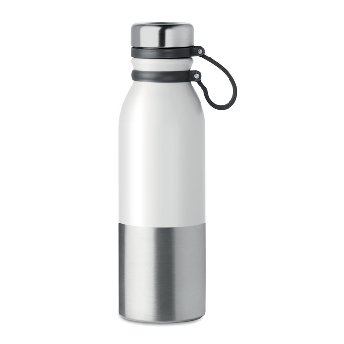 mo9539-06 Butelka termiczna 600 ml ze stali z silikonowym uchwytem