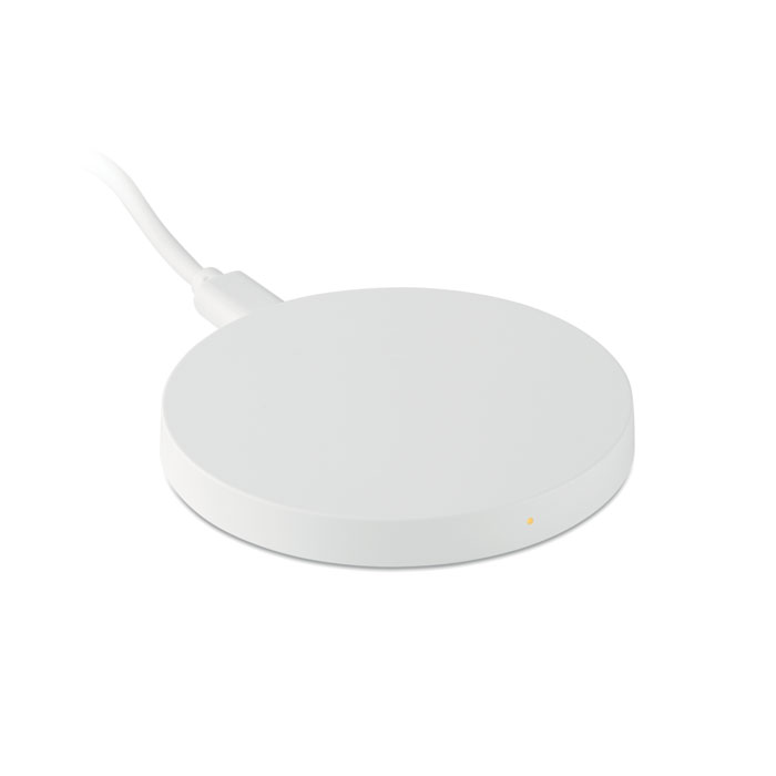 mo9652-06 Biała okrągła ładowarka indukcyjna