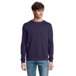 Unisex bluza dresowa z okrągłym dekoltem z bawełny organicznej