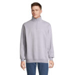 Unisex bluza rozpinana z wysokim kołnierzem na 1/4 zamka