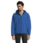 Męska bluza softshell z kapturem, membrana wodoodporna