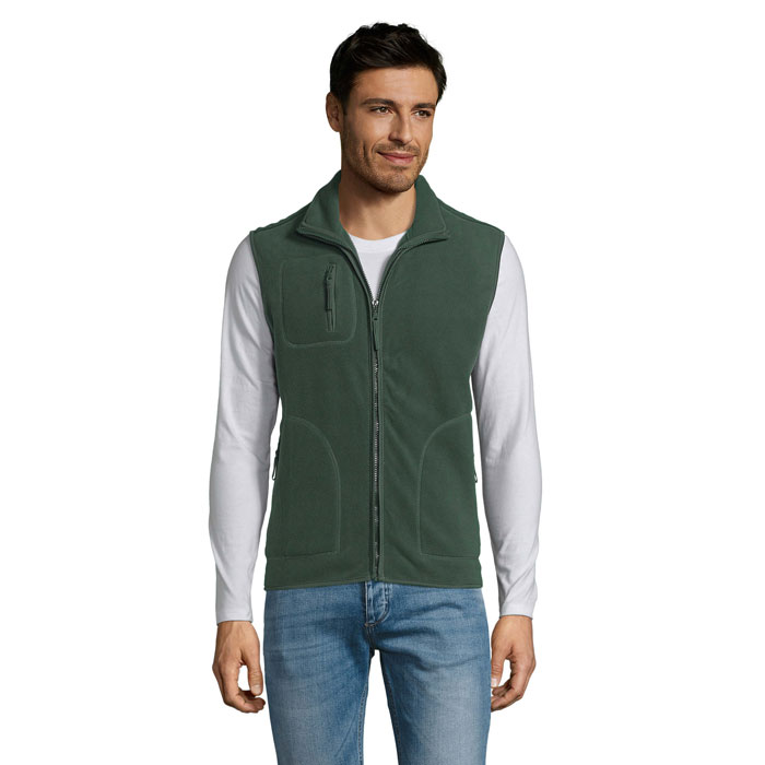 s51000-fi Unisex kamizelka polarowa rozpinana z wysokim kołnierzem