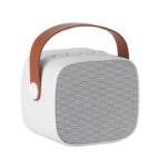 Głośnik bluetooth 5 W z ABS z recyklingu i uchwytem z PU