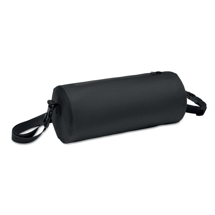 mo2691-03 Sportowy worek dry bag z 300D RPET, czarny