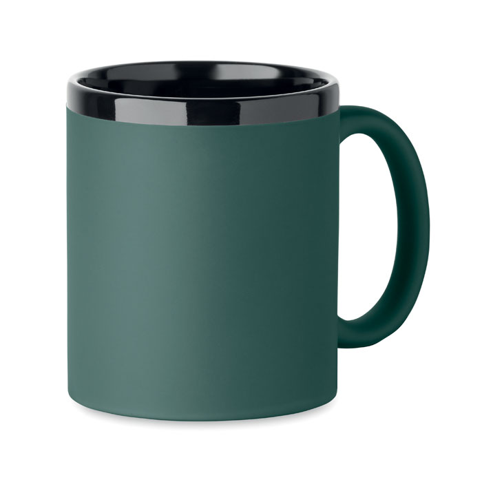 mo2719-60 Kubek ceramiczny z powłoką soft touch i czarnym wnętrzem