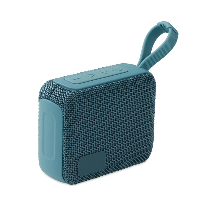 Głośnik bluetooth 5 W z tkaniną RPET i sznurkiem