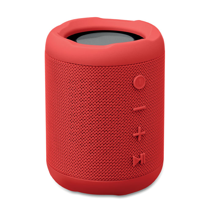 Głośnik bluetooth 5 W z tkaniną RPET, sześcian