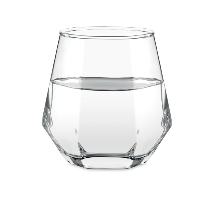 Geometryczna szklanka do whisky w kształcie rombu
