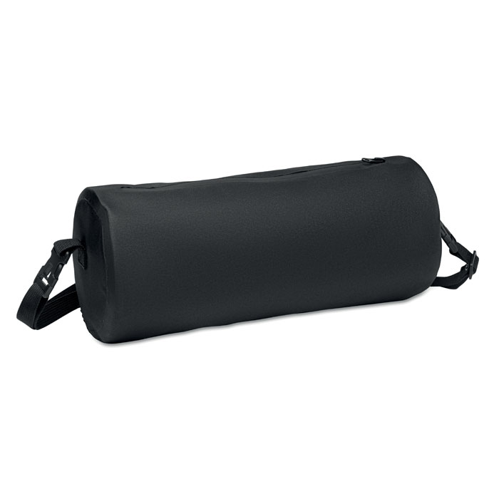 Sportowy worek dry bag 6 l z 300D RPET, czarny