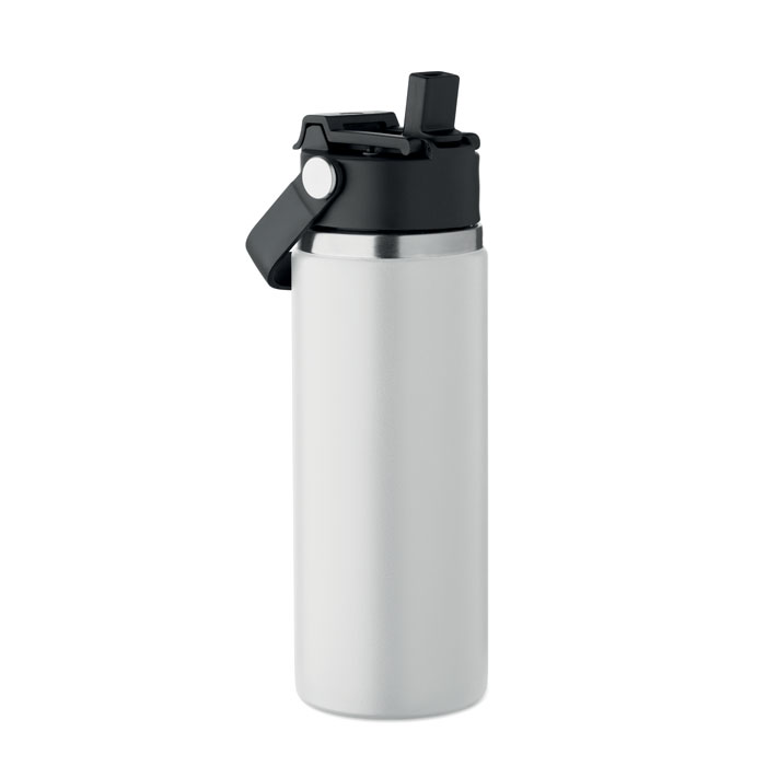 Butelka termiczna 500 ml ze stali z recyklingu ze słomką