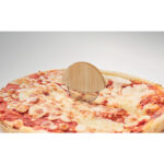 Okrągły bambusowy nóż do pizzy - obrazek 5