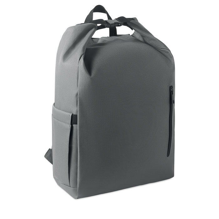 Plecak na laptopa 15 cali typu rolltop z 600D RPET